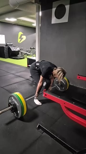 Markløft på trening