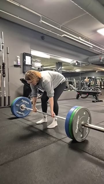 Markløft på trening